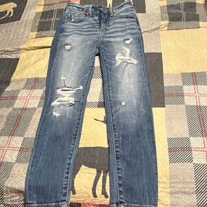 Buckle black skinny jeans size 26